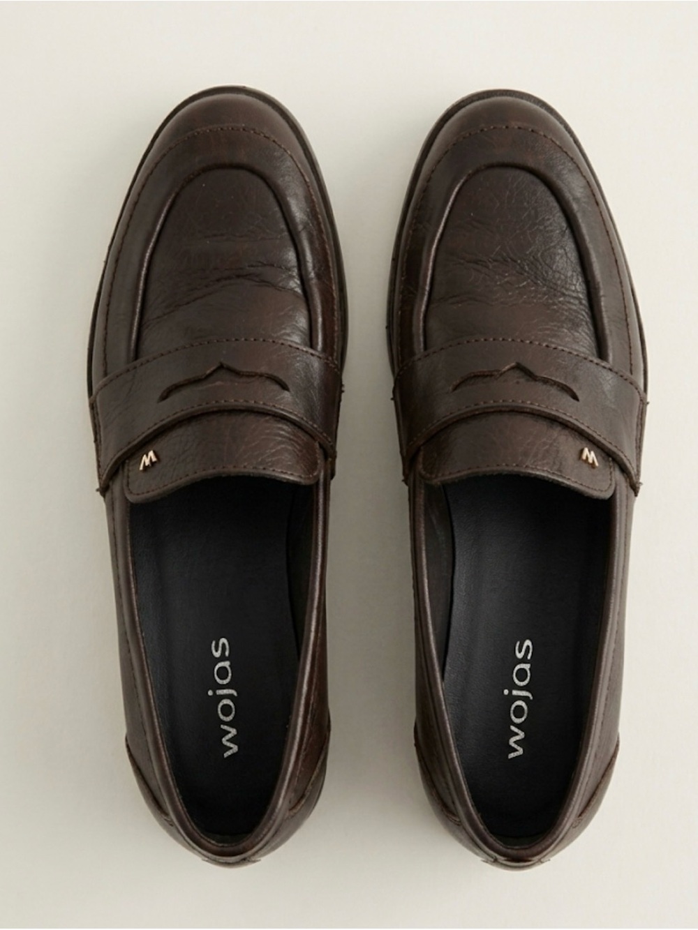 European Leather Penny Loafers